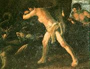 Francisco de Zurbaran hercules fighting the hydra of lerna Spain oil painting artist